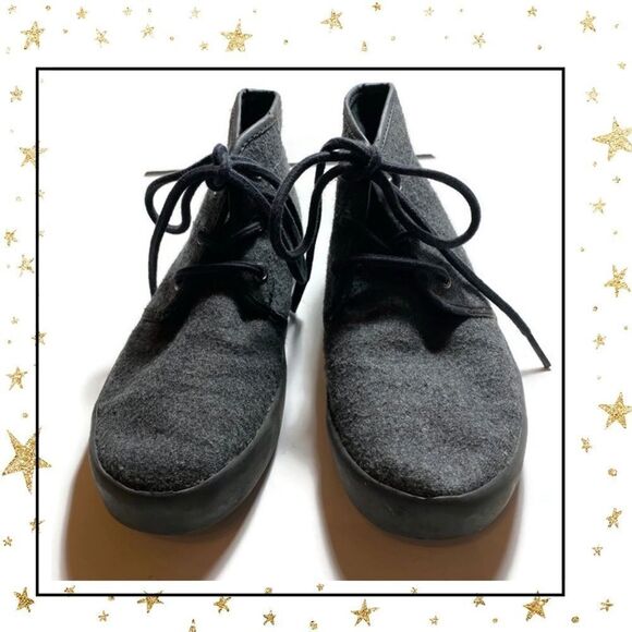 Polo Ralph Lauren Slate Gray Fabric Sneakers 2.5 - Picture 4 of 6